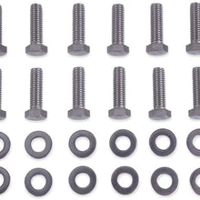 JEM&JULES STAINLESS ENGINE HEX BOLT KIT FOR SMALL BLOCK CHEVY SBC 265 283 305 307 327 350 400