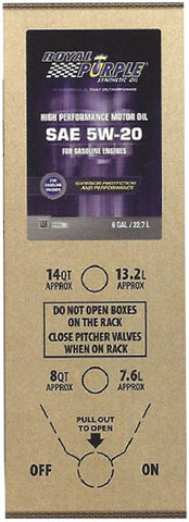 Royal Purple 60520 Multi-Grade Motor Oil5w20 SAE 6 Gallon Box, 768. Fluid_Ounces