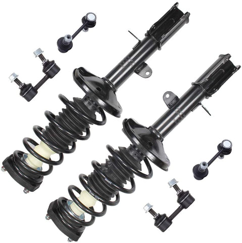 Aintier 6 PCS Strut Suspension kit Rear Strut Spring Assembly Stabilizer Bar Link Kit Replacement for 1998-2002 Chevrolet Prizm 1993-1997 Geo Prizm 1993-2002 for Toyota Corolla