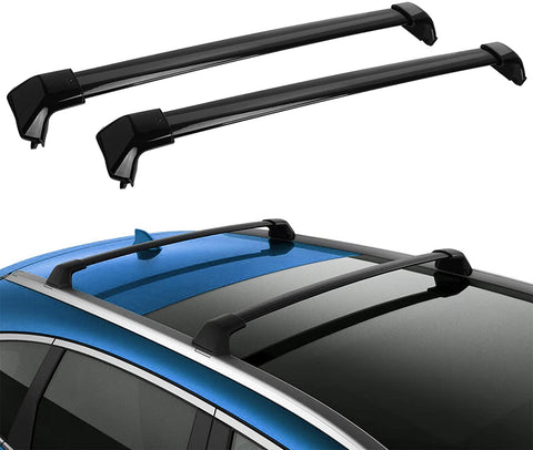 LED Kingdomus Roof Rack Crossbars Compatible for 2012-2016 Honda CR-V, Aluminum Cross Bars for Cargo Carrier Rooftop Luggage Bike Rack with Side Rails