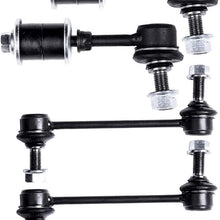 LSAILON 4pcs Front Sway Bar End Links Rear Sway Bar End Links Kit Fit for 1997-2001 for Honda Prelude