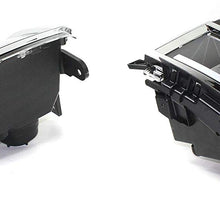 Headlight Assembly Compatible with 2014-2015 Chevrolet Silverado 1500 Halogen Clear Lens Black Interior With bulb(s) Pair Driver and Passenger Side