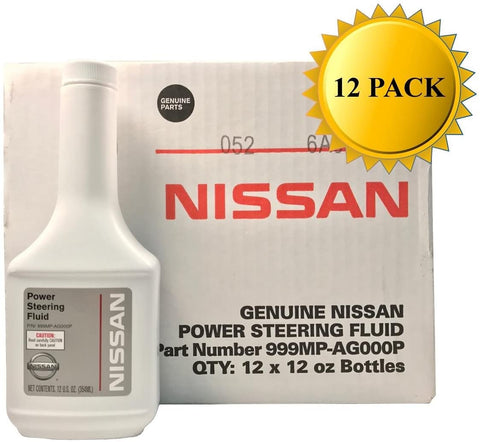 NISSAN Genuine OEM Power Steering Fluid 999MP-AG000P (Case of 12)
