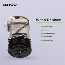 SCITOO AC Compressor CO 4691C Compatible with 1997-2000 for Jeep Cherokee 2.5L