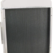 OzCoolingParts New Designs 396352R91 International Tractor Radiator, 5 Row Core Aluminum Radiator for Case IH 666 686 706 756 2706 2756 65427C1