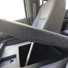 Car Console Covers Plus Made in USA Center Armrest Console Cover Designed for Ford F150 F250 with Fold Down Seat 2014-2020 Your Console Should Match Image and Lid Must Open Dark Gray