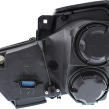 Headlight Assembly Compatible with 2003-2007 Cadillac CTS HID with HID Kit Passenger and Driver Side