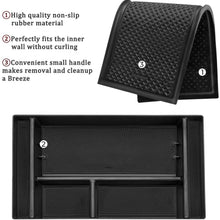 JoyTutus Center Console Organizer Tray for 2019 Chevy Silverado 1500 / GMC Sierra 1500 and 2020 Chevy Silverado/GMC Sierra 1500/2500/3500HD Armrest Storage Box