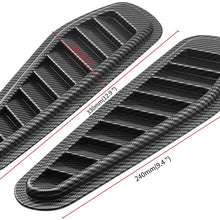 GoolRC 1 Pair Universal Car Decorative Air Flow Intake Scoop Vent Cover Hood Fender