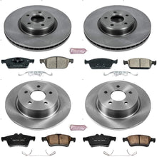 Power Stop KOE6478 Autospeciality Replacement Front and Rear Brake Kit- OE Rotors & Ceramic Brake Pads