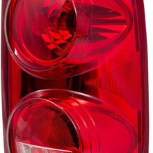 Taillights Tail Lamps Driver and Passenger Replacements for Dodge RAM Pickup Truck 55277303AC 55277302AC