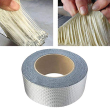 Almencla 2PCS Aluminum Foil Butyl Rubber Waterproof Tape for Window, Boat Sealing, Glass and Roof Patching, etc.