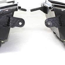 Headlight Assembly Compatible with 2014-2015 Chevrolet Silverado 1500 Halogen Clear Lens Black Interior With bulb(s) Pair Driver and Passenger Side