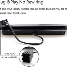 3rd Brake Light High Mount Stop Brake Light with Cargo Light for 1994-2001 Dodge Ram 1500 2500 3500 (Black Housing Smoke Lens)