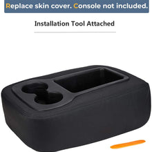 ISSYAUTO Jump Seat Armrest Cover for Chevy Silverado GMC Sierra Center Console Cover