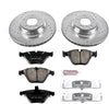 Power Stop K5281 Front Brake Kit with Drilled/Slotted Brake Rotors and Z23 Evolution Ceramic Brake Pads