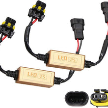Paddsun 2X 9005/9006 LED Headlight Decoder Canbus Anti Flicker Resistor Canceller