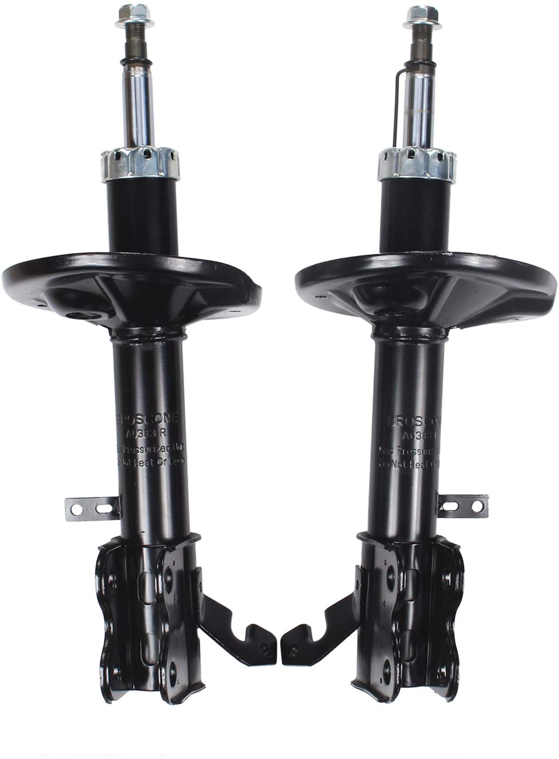 JJ 2pcs Front Complete Gas Suspension Struts Shock Absorber Kit for 98-02 Chevy Prizm & 93-97 Geo Prizm & 93-02 Corolla