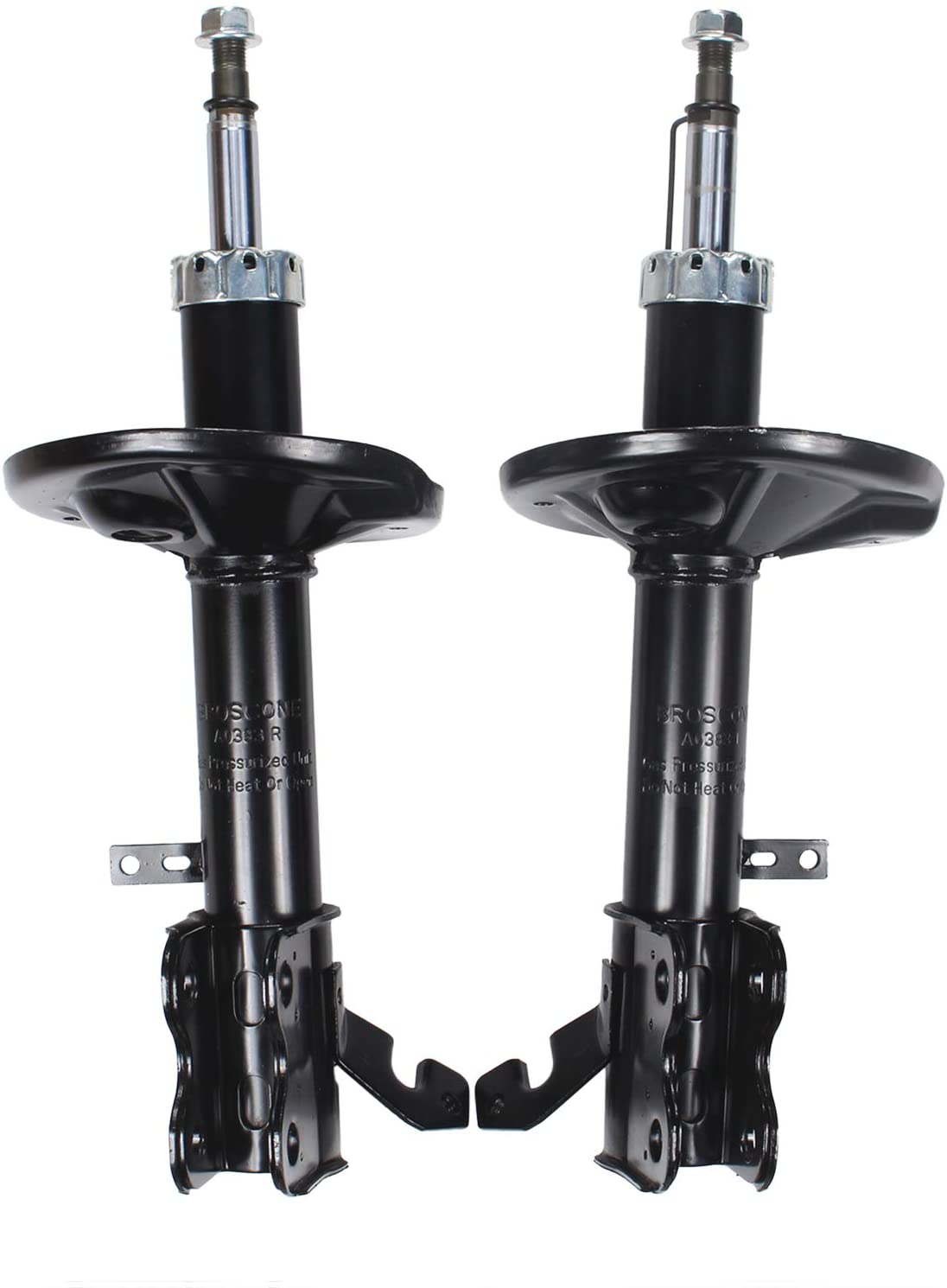 LYW 1 Pair Set Front Left + Right Side Shock Strut Compatible with 98-02 Chevrolet Prizm 93-97 Geo Prizm 93-02 Corolla