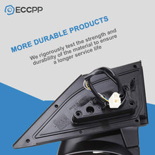 ECCPP Towing Mirrors for 2006-2008 Toyota RAV4 Limited Sport Power-Adjusting Manul-Folding Driver and Passenger Side Mirrors