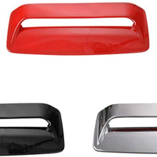 Car Styling Mouldings Fit for Suzuki Jimny 2007+ ABS Air Flow Intake Hood Scoop Vent Bonnet Cover Decoration Car Accessories Hood Scoop (Color : Chrome)