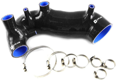 Turbo Silicone Induction Air Intake Inlet Hose Kit Clamps For Audi A4 Passat B6 1.8T Black