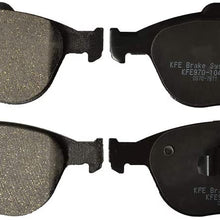 KFE KFE970-104 Ultra Quiet Advanced Premium Ceramic Brake Pad Front Set Compatible with: 2010-2013 Ford Transit Connect, Focus SVT