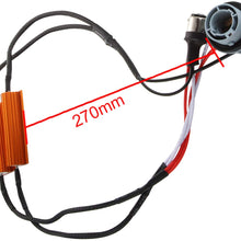 2pcs 100W 6Ohm Headlight Canbus Decoder Anti Flickering Resistor Decoder