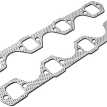 Replacement for 62-97 Ford/Lincoln/Mercury/Shellby Vehicle 3.6L-5.8L SBC Windsor V8 Engine Pair Exhaust Manifold Gasket