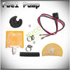 MUCO New 1pc High Performance Electric Gas Intank EFI Fuel Pump With Strainer/Filter + Rubber Gasket/Hose + Stainless Steel Clamps + Universal Connector Wiring Harness & Necessary Installation Kit