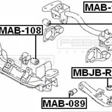FEBEST MAB-109 Differential Mount Arm Bushing