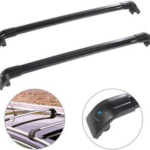 INEEDUP Cross Bars Roof Rack Fit For 2015-2019 for Kia Sorento Sport Utility 4-door OE Style Bolt-On Roof Rack Rail Cross Bar Luggage Cargo Carrier,2-Pack