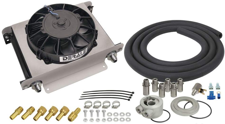 Derale 15660 Hyper-Cool Remote Engine Oil Cooler