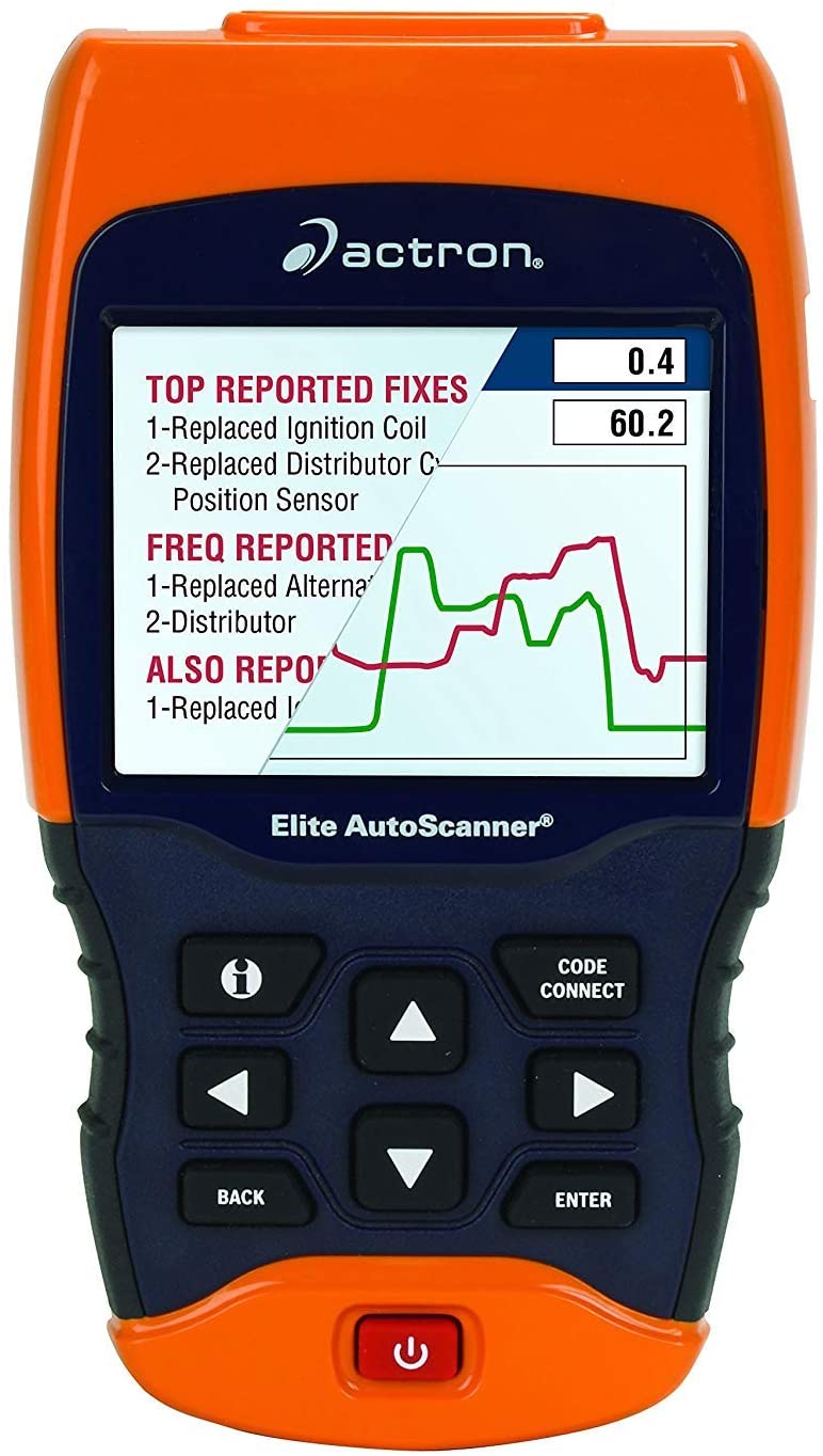 Actron CP9690 Elite AutoScanner Kit Enhanced OBD I and OBD II Scan Tool for all 1996 and newer and select 1984-95 vehicles, CHROME