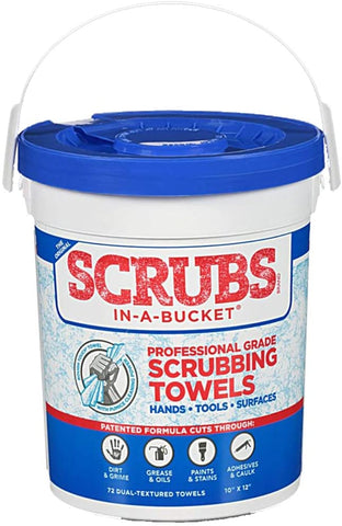 PERMTX-LOCKT Scrubs in A Bucket - 72 Count