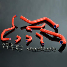 Radiator Coolant & Heater Silicone Hose Kit For HONDA/Acura Integra DB6 DB8 DC2 B18C B18C1 (Red -with Clamp Set)