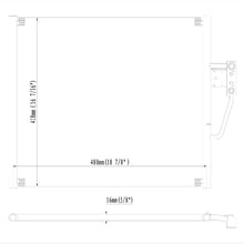 VioletLisa All Aluminum Air Condition Condenser 1 Row Compatible with 1997-1997 528i 2.8L 1997-1997 540i 4.4L L6 V8 Without Oil Cooler