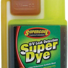 TSI Supercool 22816 Yellow SAE Certified Super Dye, 8 oz (Treats 32-Vehicles - Self Measure Bottle)