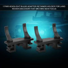 Qiilu 1 Pair Headlight Bulbs Adapter Retainer Holder for Land Rover Discovery Fiat MK3 MK5 New Focus