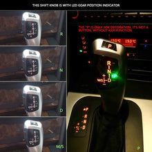 Gear Shift Knob LED Light Illuminated Shift Knob LHD Automatic Shift Knob Gear Shifter Lever for BMW E90 E91 E93 E81 E82 E84 E87 E88 E89