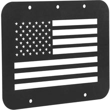 KIMISS Tailgate Air Vent Outlet Cover Plate National Flag Style Fits for Jeep Wrangler TJ 1997-2006(Metal)