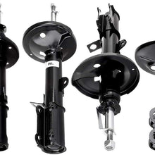 LSAILON 4 pcs Front Rear Struts Shocks Absorbers Replacement for 1998-2002 Chevy Prizm,1993-1997 Geo Prizm,1993-2002 Toyota Corolla 234059 71953 234060 71954 333236 71951 333237 71952