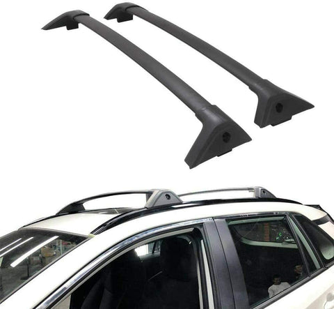 ROSY PIXEL Roof Rack Cross Bars for Toyota RAV4 2019 2020 2021 Luggage Carrier Aluminum Silver (excludes Adventure Grade)
