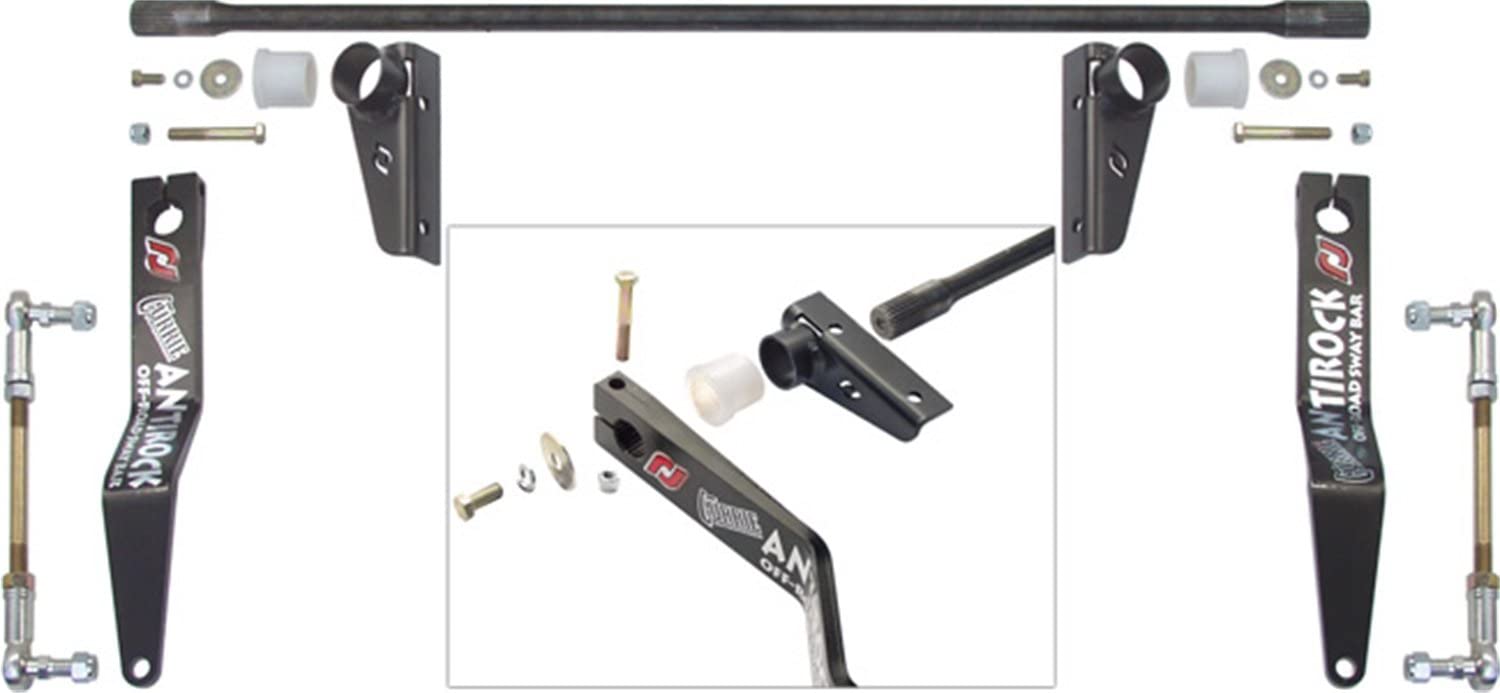 Currie Enterprises CE-9900JKF JK ANTIROCK Front Sway Bar Kit with Steel Frame Brackets