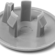 Kerman 2pcs Armrest Cover Cap for 07-19 Chevy Tahoe Suburban Yukon Cadillac Escalade Seat Parts Replacement OEM GM 15279690 Rear Bucket Seats Arm Rest Handle Trim Bolt Vehicle Accessories (Gray)