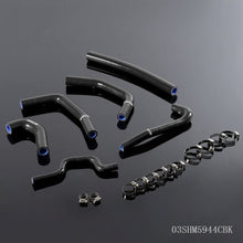Black Silicone Radiator Coolant Hose Pipe Clamps Kit For KAWASAKI KXF250 KX250F 2009-2013 2010 2011 2012 6pcs