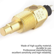 Engine Water Temp Sensor 1/2NPT Water VDO Temperature Sensor for Oil Water Gauge Engine Accessory