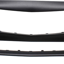 Front Bumper Cover Compatible with MERCEDES BENZ C300 2015-2018 Primed with IPAS Holes/Surround View (2017 Convertible/Coupe)/Sedan - CAPA