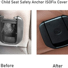 Jaronx for BMW Child Seat Anchor Cover,Rear Row Seat Safety Belt Anchor Cover for BMW 1 Series F20 F21 /2 Series F22 F87 F23 / 3 Series F30 F31 F34 F80 (Black, Anchor Cover)