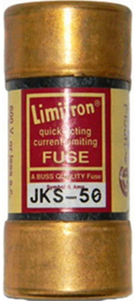 Fast Acting, Cylindrical, Fuse, JKS Series, 600VAC, Nonindicating JKS-50